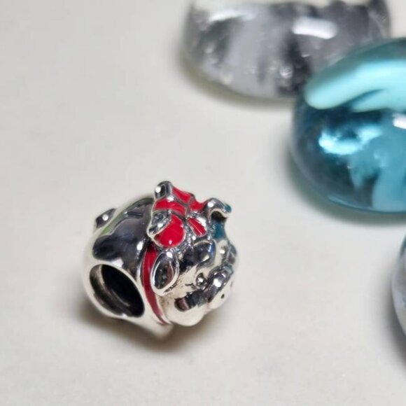 Pandora Chinese New Year Piggy Bank Charm 2016 Retired With Red Ribbon Sterling - Picture 3 of 5